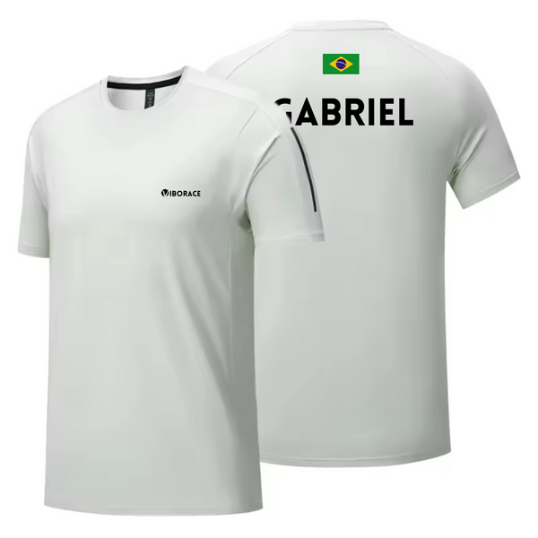 Custom Padel Shirt - Ivory White