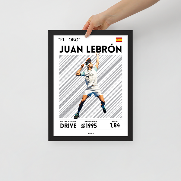 Juan Lebron Framed Poster