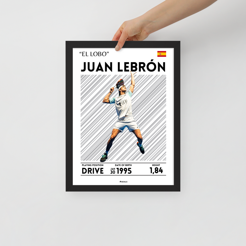 Juan Lebron Framed Poster