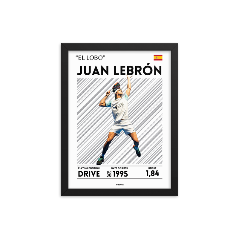 Juan Lebron Framed Poster