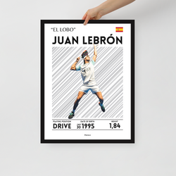 Juan Lebron Framed Poster