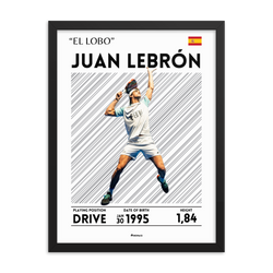 Juan Lebron Framed Poster