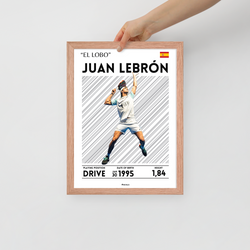 Juan Lebron Framed Poster