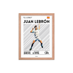 Juan Lebron Framed Poster