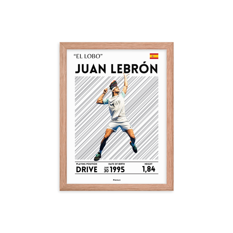 Juan Lebron Framed Poster