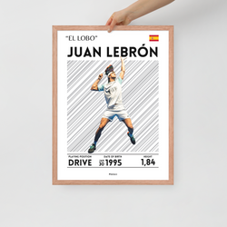 Juan Lebron Framed Poster