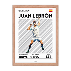 Juan Lebron Framed Poster