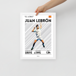 Juan Lebron Framed Poster