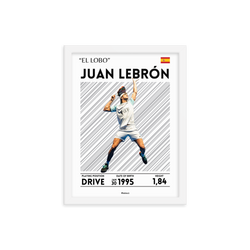 Juan Lebron Framed Poster