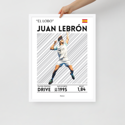 Juan Lebron Framed Poster