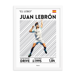 Juan Lebron Framed Poster